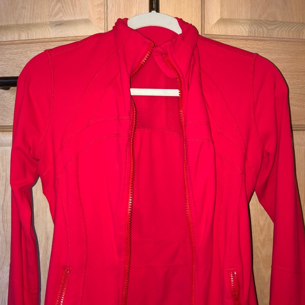 Red Lululemon define jacket!! Great quality